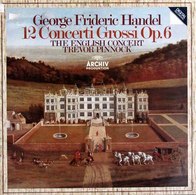 【未開封】　ピノックのヘンデル/12の合奏協奏曲　独ARCHIV　3732　LP レコード