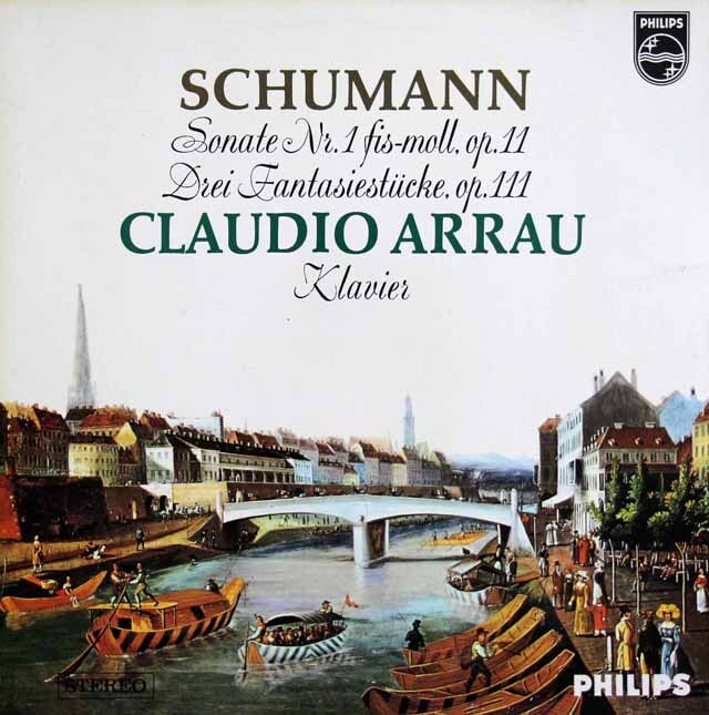 アラウのシューマン/ピアノソナタ第1番ほか　蘭PHILIPS　3732　LP レコード