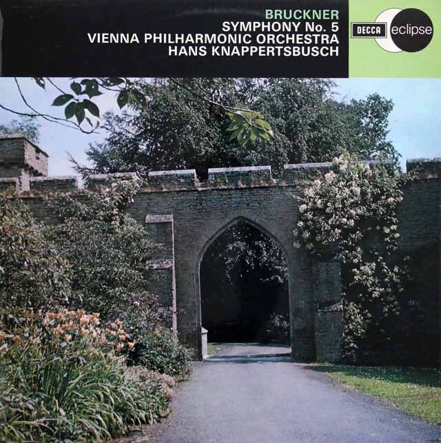 【オリジナル盤】　クナッパーツブッシュのブルックナー/交響曲第5番　英DECCA (eclipse)　3732　LP レコード