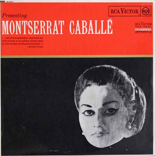 【オリジナル盤】カバリエのベッリーニ、ドニゼッティ/アリア集　英RCA　3732　LP レコード