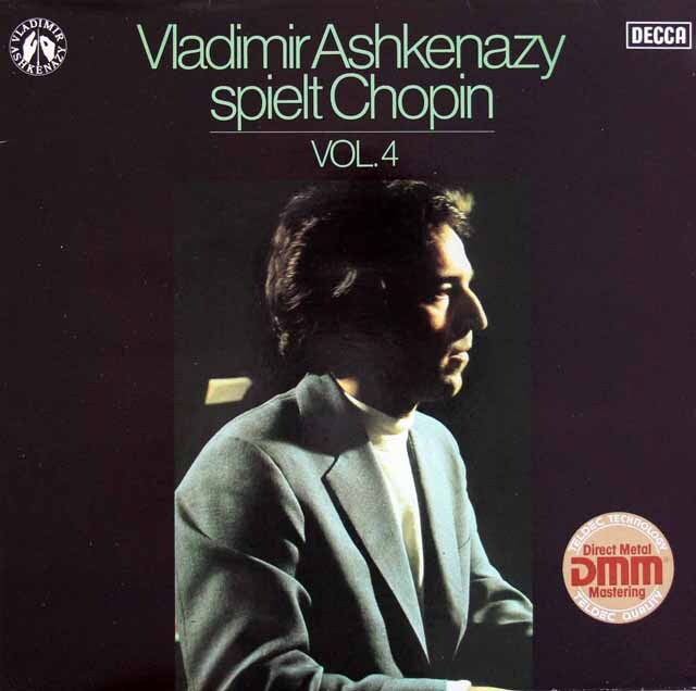 LP レコード アシュケナージのショパン/ピアノ独奏曲全集 独DECCA 3732