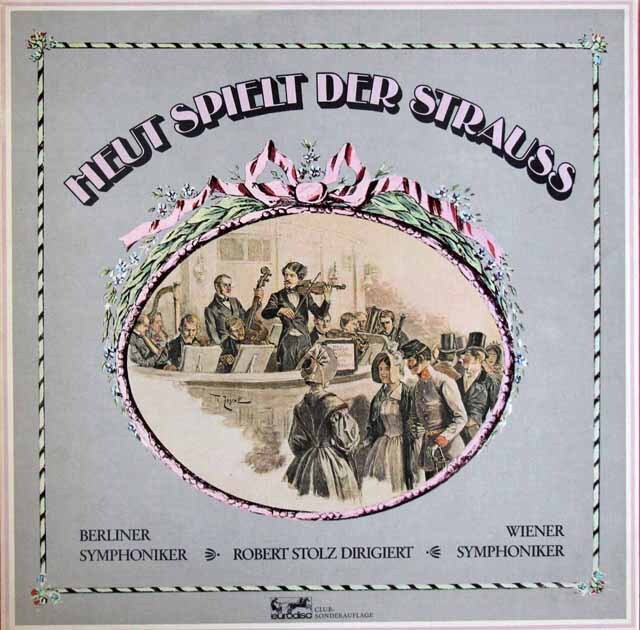 シュトルツのJ.シュトラウス/作品集　独eurodisc　3732　LP レコード
