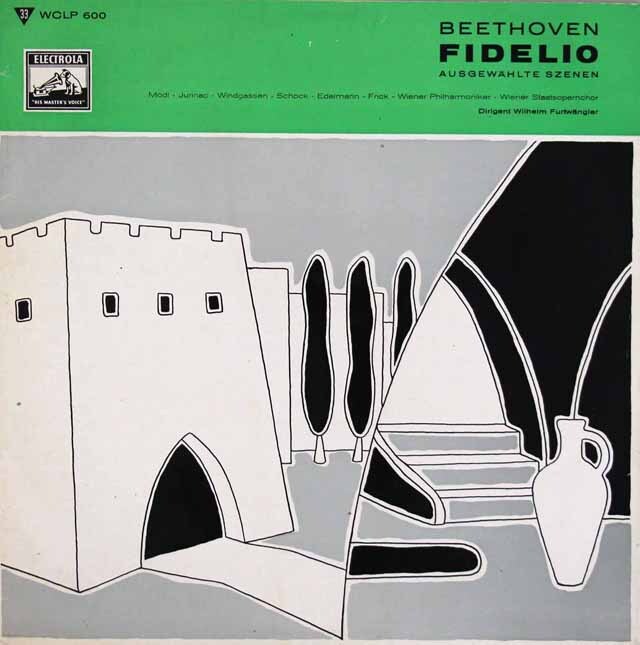 フルトヴェングラーのベートーヴェン/「フィデリオ」抜粋　独ELECTROLA　3733　LP レコード