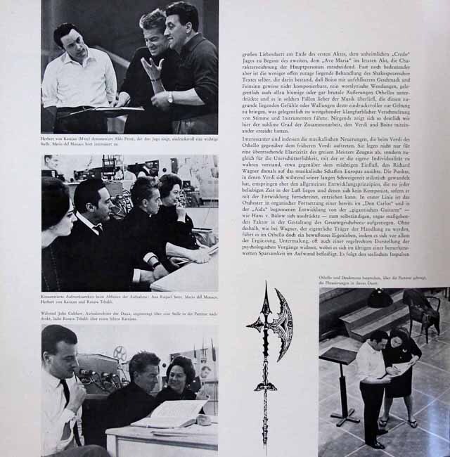 LP レコード カラヤンのヴェルディ/「オテロ」全曲 独DECCA 3733