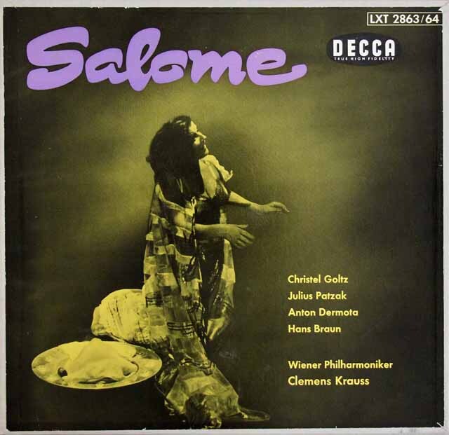 クラウスのR.シュトラウス/「サロメ」 　独DECCA　3733　LP レコード