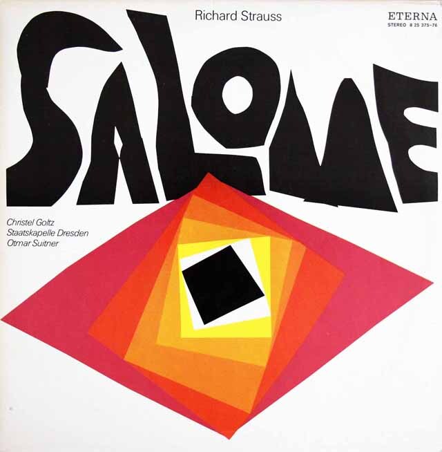 スウィトナーのR.シュトラウス/「サロメ」全曲　独ETERNA　3733　LP レコード