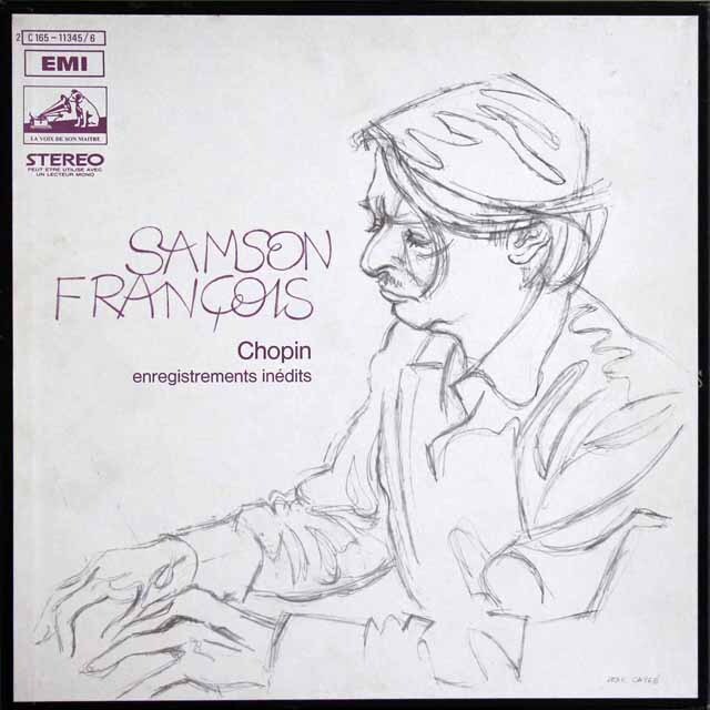 フランソワのショパン未発表録音集 （幻想曲、マズルカほか）　仏EMI　3733　LP レコード