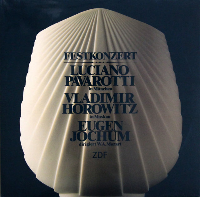 パヴァロッティ、ホロヴィッツ、ヨッフムらの祝祭コンサート　独ZDF　3734　LP レコード