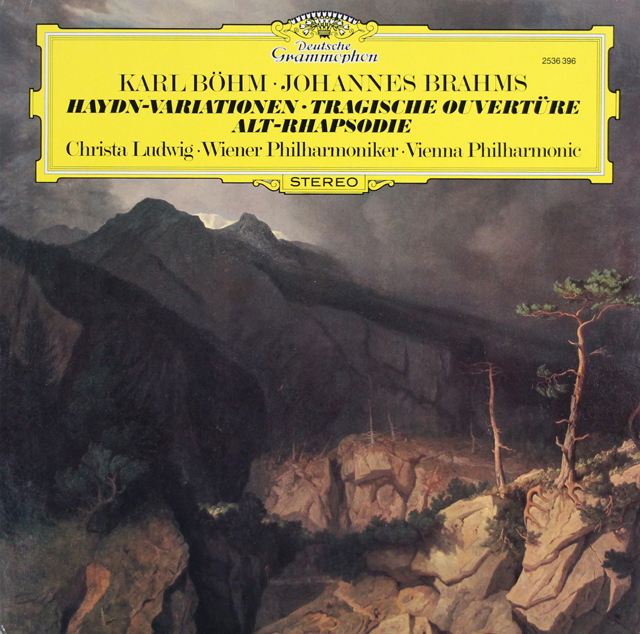 ベームのブラームス/ハイドンの主題による変奏曲ほか　独DGG　3734　LP レコード