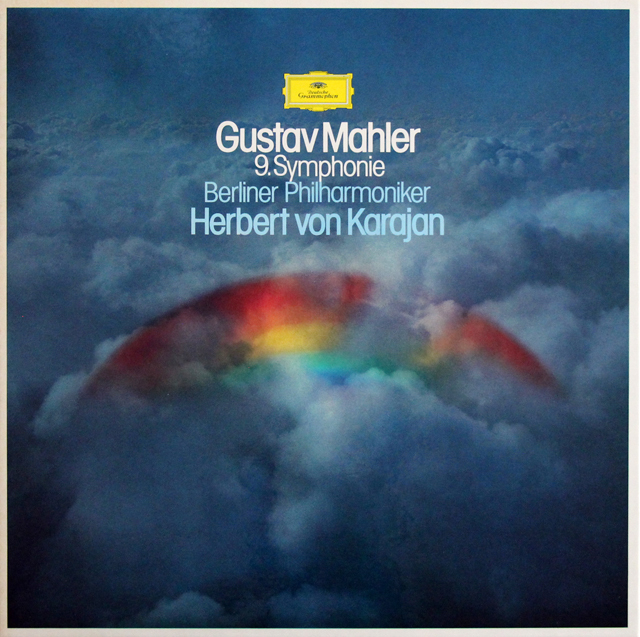 カラヤンのマーラー/交響曲第9番　独DGG　3734　LP レコード