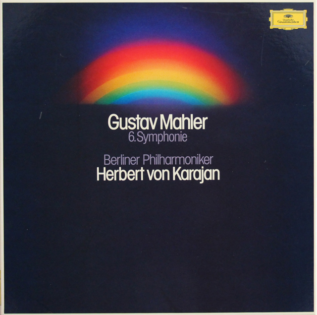 カラヤンのマーラー/交響曲第6番「悲劇的」　独DGG　3734　LP レコード