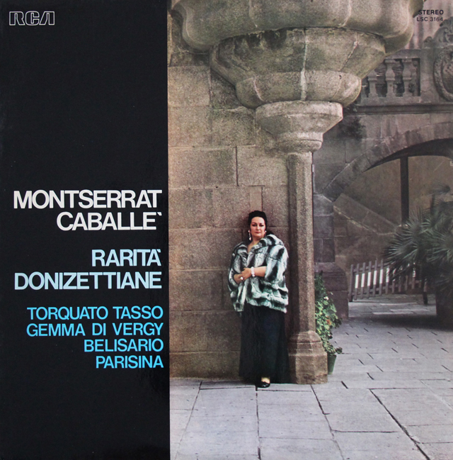 カバリエのドニゼッティ/珍しいオペラ・アリア集　伊RCA　3734　LP レコード