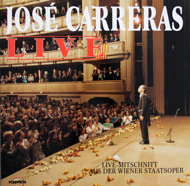 カレーラス/ウィーン国立歌劇場ライヴ　独POLYPHON　3734　LP レコード