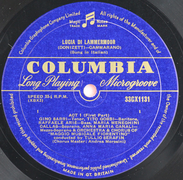 LP レコード オリジナル盤 カラス、セラフィンのドニゼッティ