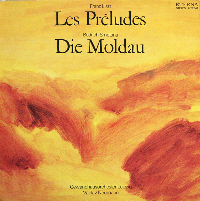ノイマンのリスト、グリンカ&スメタナ/管弦楽曲集　独ETERNA　3734　LP レコード