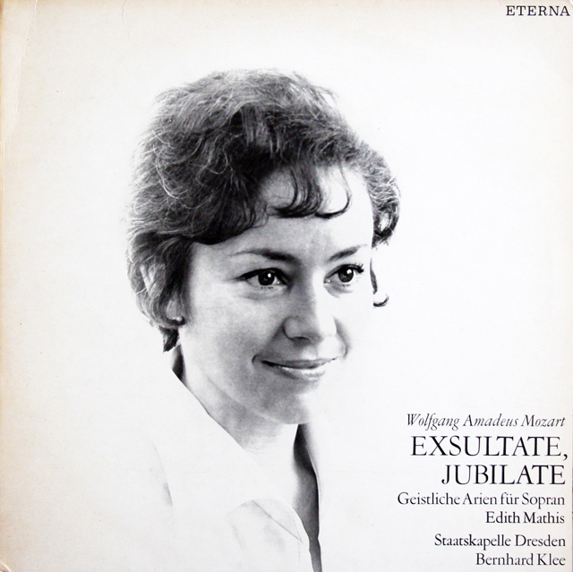 【テストプレス】　マティスのモーツァルト/「踊れ・喜べ・幸いなる魂よ」ほか　独ETERNA　3735　LP レコード