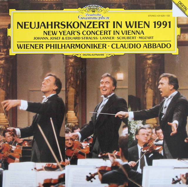 アバドのニューイヤーコンサート1991　蘭DGG　3735　LP レコード