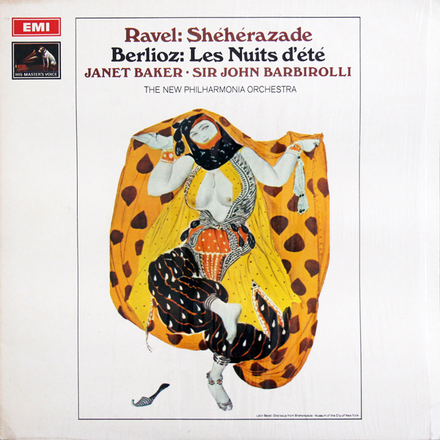 ベイカー&バルビローリのベルリオーズ/「夏の夜」ほか　英EMI　3735　LPレコード