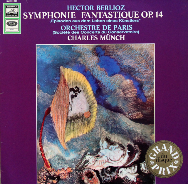 【独最初期盤】　ミュンシュのベルリオーズ/幻想交響曲　独ELECTROLA　3735　LP レコード