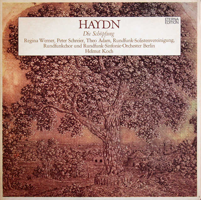 【テストプレス】　コッホのハイドン/「天地創造」　独ETERNA　3736　LP レコード