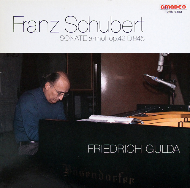 グルダのシューベルト/ピアノソナタ第16番ほか　オーストリアamadeo　3736　LP レコード