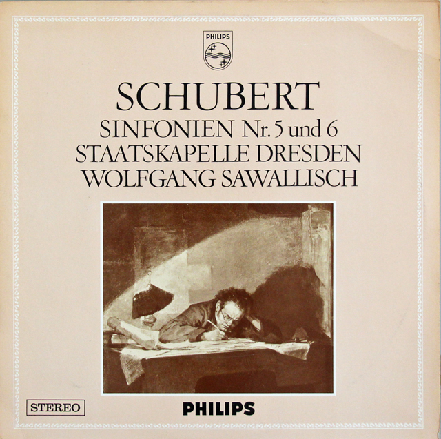 サヴァリッシュのシューベルト/交響曲 第5、6番　蘭PHILIPS　3736　LP レコード