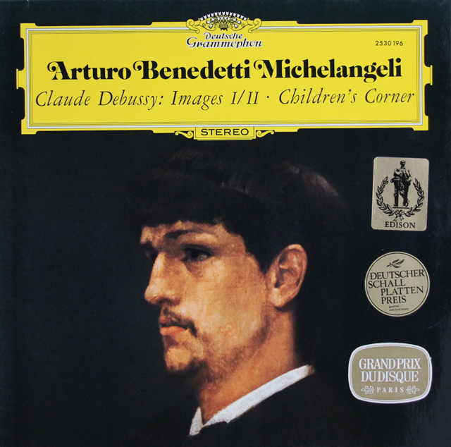 ミケランジェリのドビュッシー/「映像第1、2集」、「子供の領分」　独DGG　3737　LP レコード