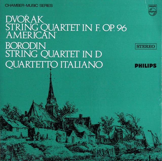 イタリア四重奏団のドヴォルザーク/「アメリカ」ほか　英PHILIPS　3737　LP レコード