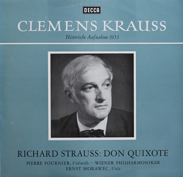 フルニエ、クラウスのR.シュトラウス/「ドン・キホーテ」　独DECCA　3738　LP レコード