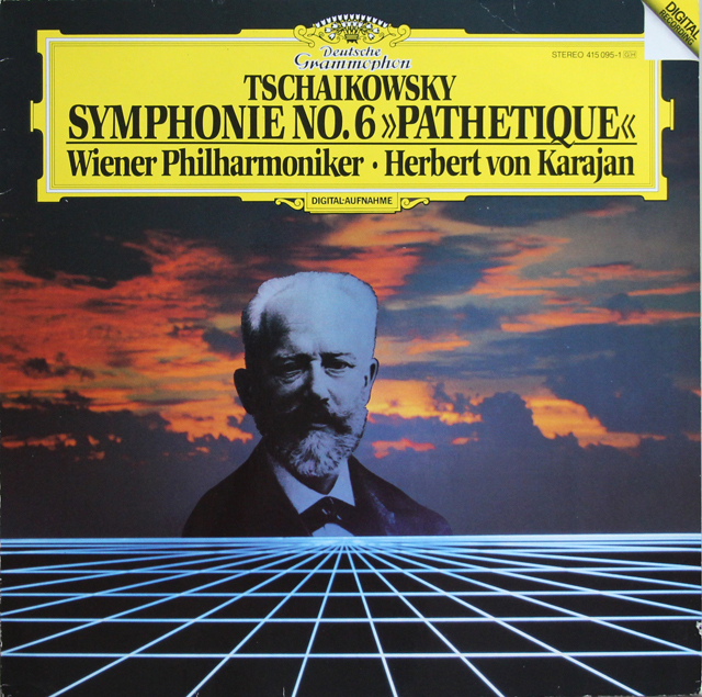 カラヤンのチャイコフスキー/交響曲第6番「悲愴」　独DGG　3738　LP レコード