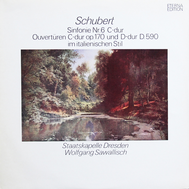 サヴァリッシュのシューベルト/交響曲第6番、イタリア風序曲第1、2番　独ETERNA　3738　LP レコード