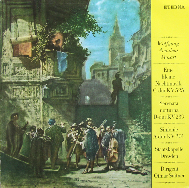 スウィトナーのモーツァルト/「アイネ・クライネ・ナハトムジーク」ほか　独ETERNA　3738　LP レコード