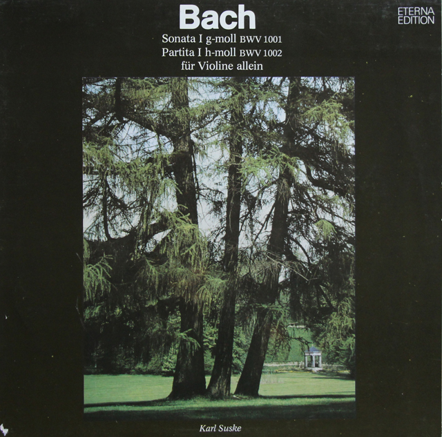 LP レコード ズスケのバッハ/無伴奏ヴァイオリンソナタ第1番