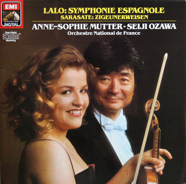 ムター、小澤のラロ/スペイン交響曲ほか　独EMI　3739　LP レコード
