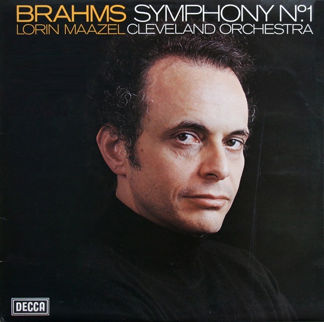 【オリジナル盤】　マゼールのブラームス/交響曲第1番　英DECCA　3739　LP レコード