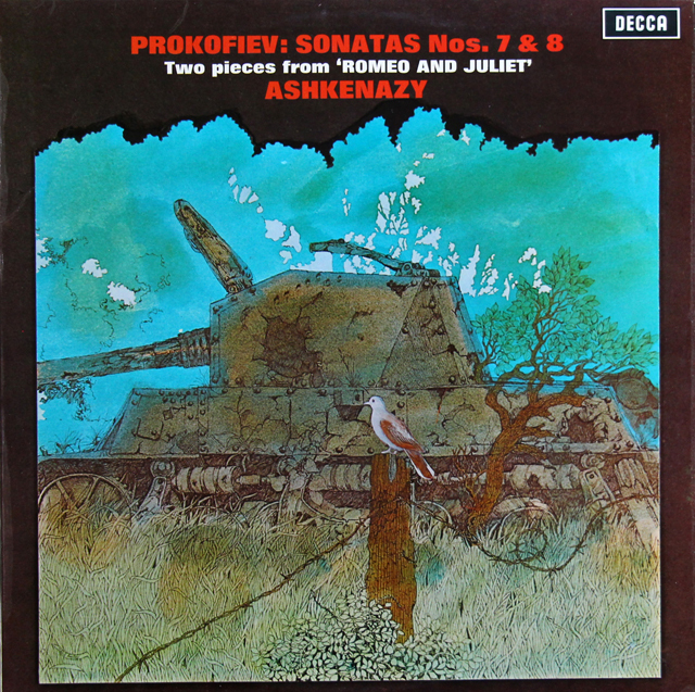 【オリジナル盤】アシュケナージのプロコフィエフ/ピアノソナタ第7、8番　英DECCA　3739　LP レコード