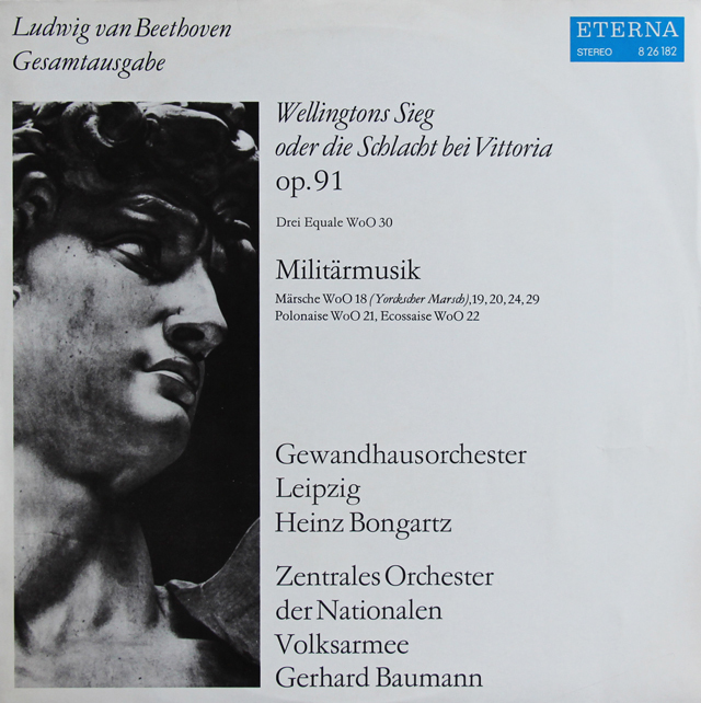 ボンガルツのベートーヴェン/「ウェリントンの勝利」ほか　独ETERNA　3739　LP レコード