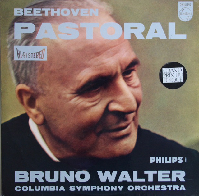 【オリジナル盤】ワルターのベートーヴェン/交響曲第6番「田園」　蘭PHILIPS　3739　LP レコード