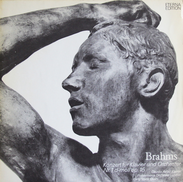 【テストプレス】　アラウ&ジュリーニのブラームス/ピアノ協奏曲第1番　独ETERNA　3740　LP レコード