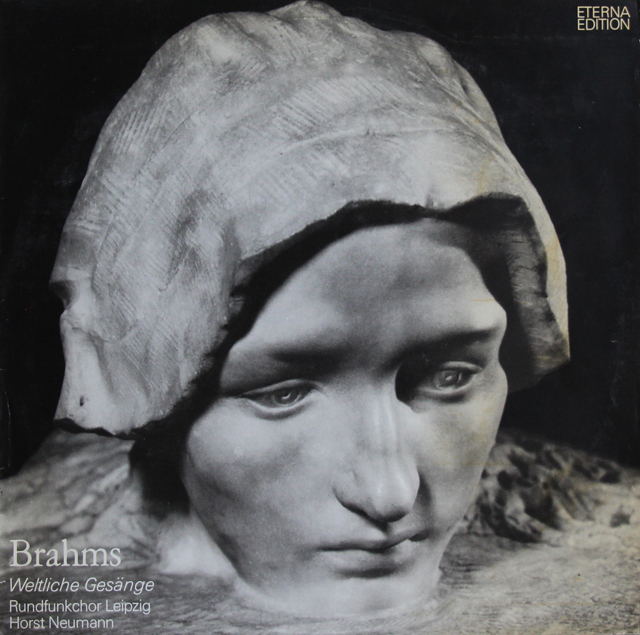 【テストプレス】　ホルスト・ノイマン＆ライプチヒ放送合唱団のブラームス/世俗合唱曲　独ETERNA　3740　LP レコード