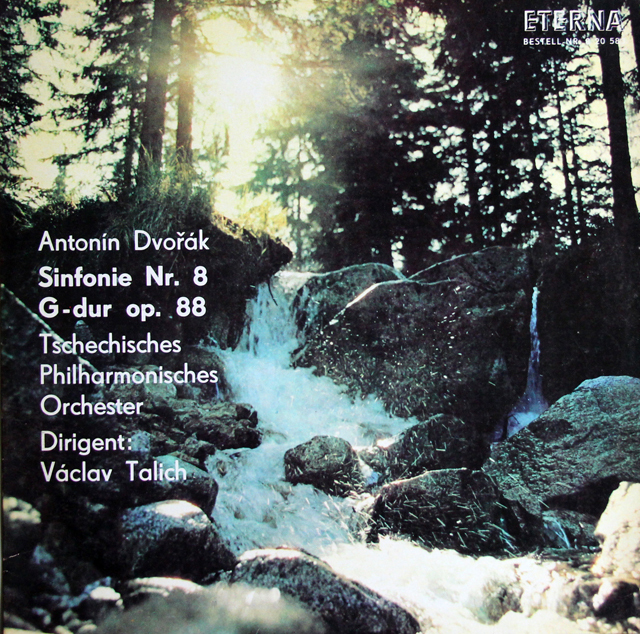 【テストプレス】　ターリヒのドヴォルザーク/交響曲第8番　独ETERNA　3740