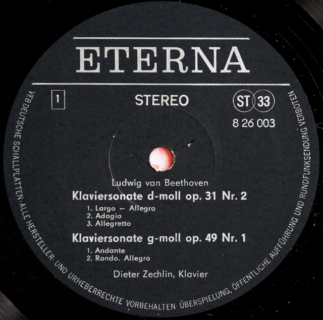 LP レコード　ベートーヴェン ピアノ協奏曲 第5番・月光 LP レコード ツェヒリンのベートーヴェン/創作主題による6つの変奏曲