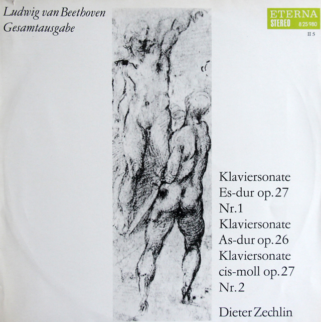 ツェヒリンのベートーヴェン/ピアノソナタ「月光」ほか   独ETERNA  3740　LP レコード