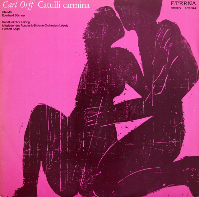 【テストプレス】　ケーゲルのオルフ/「カトゥリ・カルミナ」　独ETERNA　3741　LP レコード