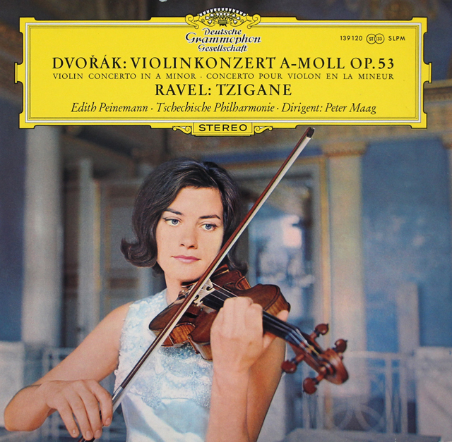パイネマンのドヴォルザーク/ヴァイオリン協奏曲ほか　独DGG　3741　LP レコード