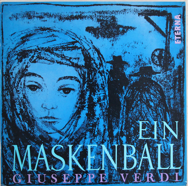 【テストプレス】　タリアヴィーニ、クエスタのヴェルディ/「仮面舞踏会」全曲　独ETERNA　3741　LP レコード