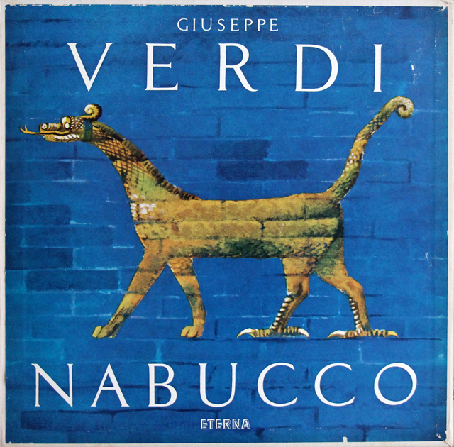 【テストプレス】　プレヴィターリのヴェルディ/「ナブッコ」全曲　独ETERNA　3741　LP レコード