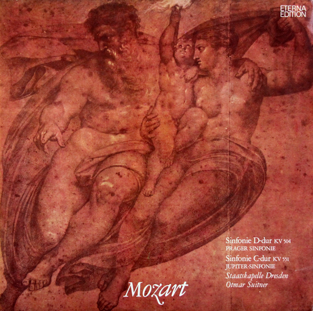 【テストプレス】　スウィトナーのモーツァルト/交響曲「プラハ」、「ジュピター」　独ETERNA　3742　LP レコード