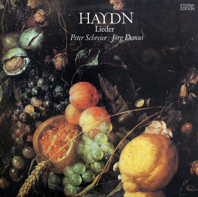 【テストプレス】　シュライアー、デームスのハイドン/歌曲集　独ETERNA　3742　LP レコード