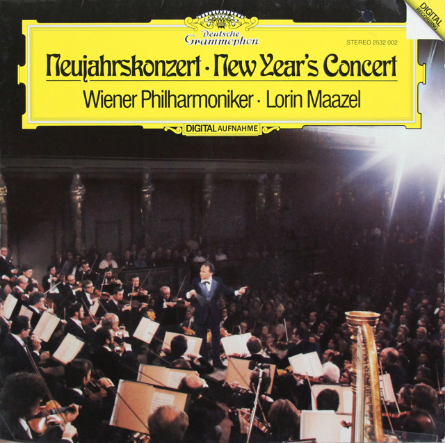 マゼールのニューイヤー・コンサート1980　独DGG　3742　LP レコード